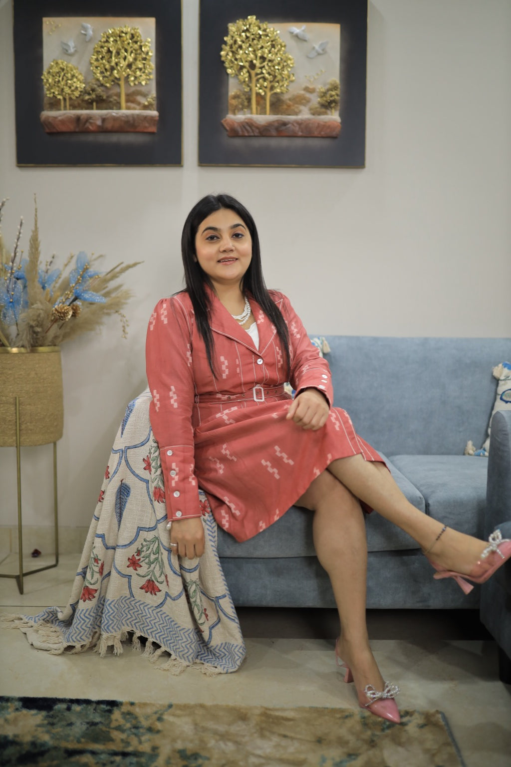 Coral Madder Dress