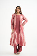 Coral Star Embroidered Suit