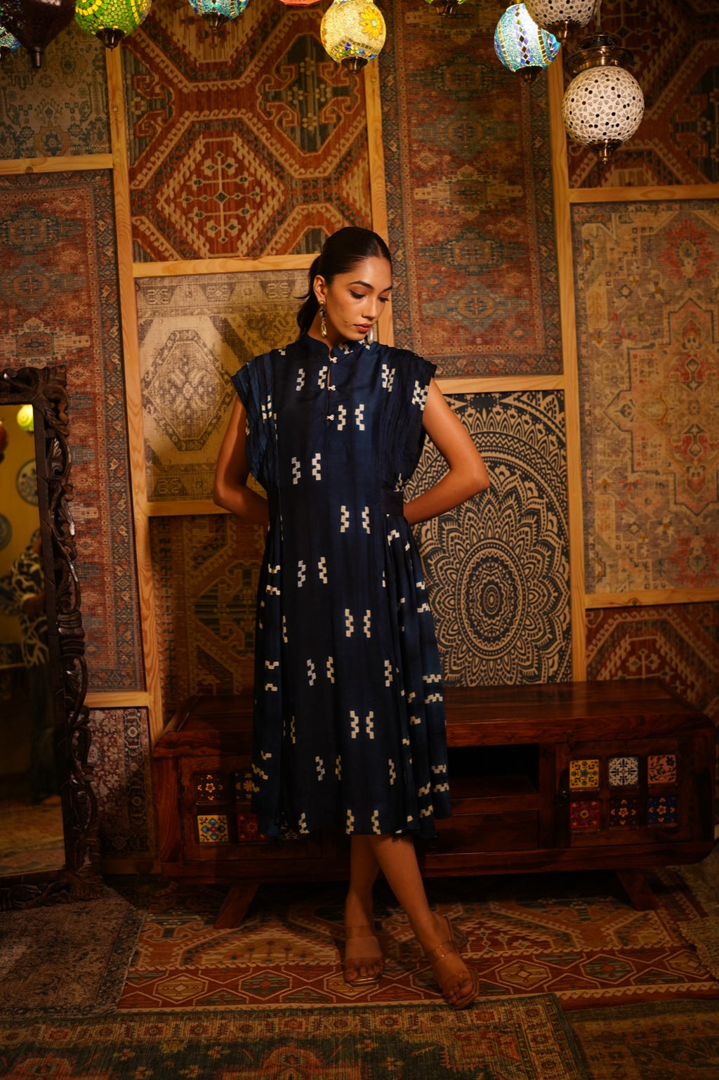 Indigo Madder Dress