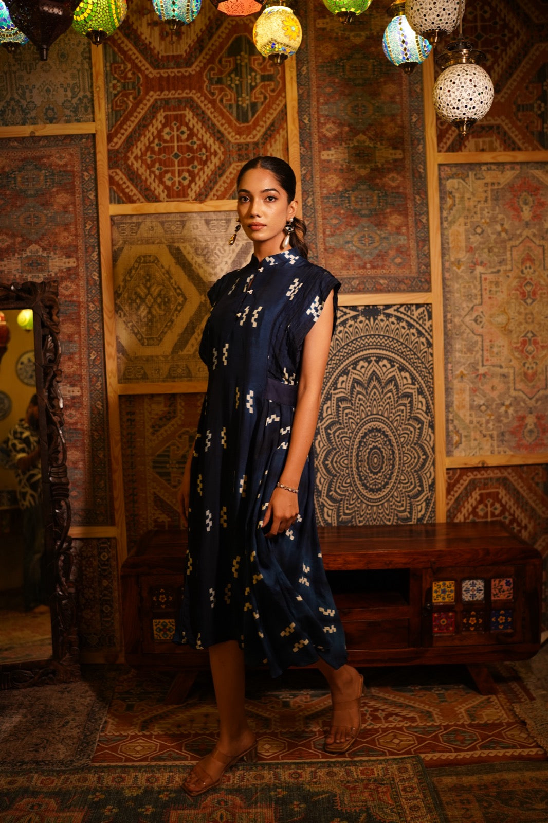 Indigo Madder Dress