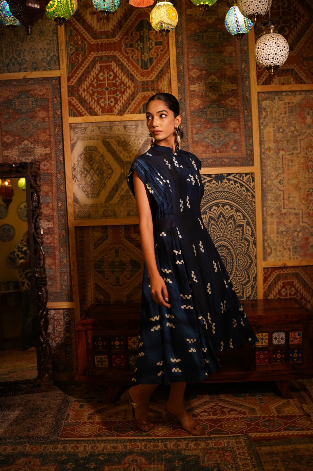 Indigo Madder Dress