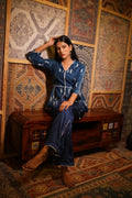 Indigo Madder Embroidered Coordset