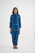 Indigo Madder Flower Collar Coordset
