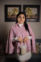Pink Floral Cape