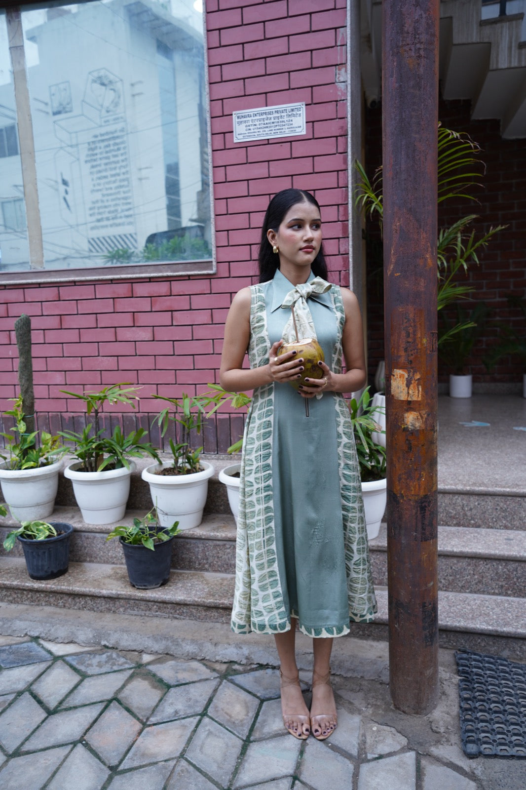 Sage Green Dress