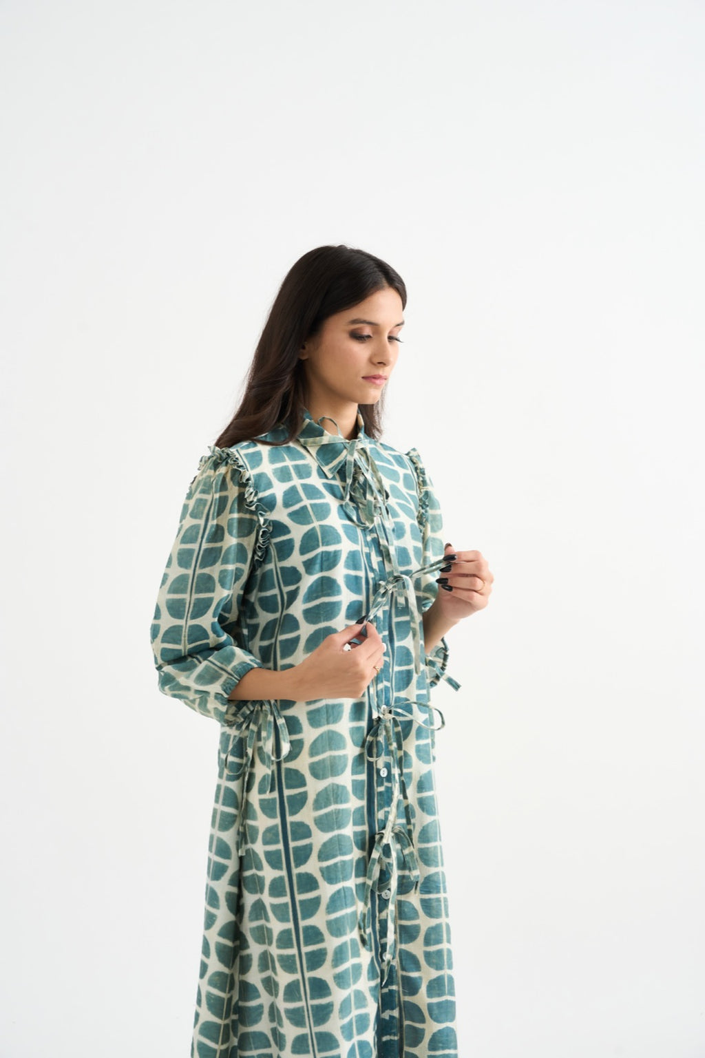 Sage Green String Dress