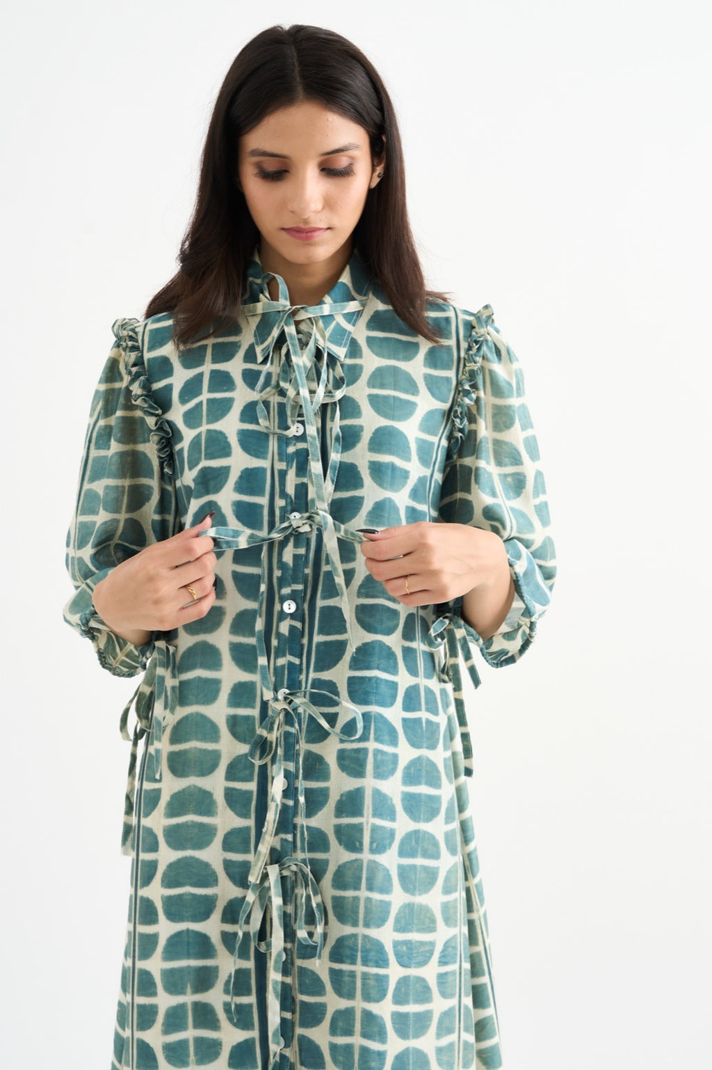 Sage Green String Dress